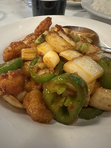 Garlic sauce shrimp