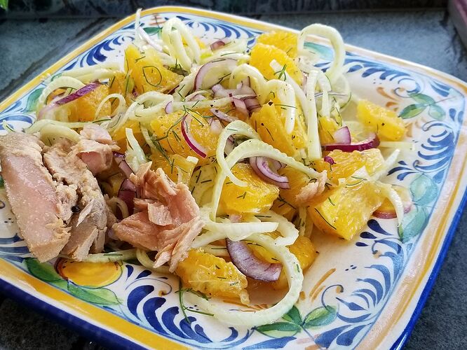 Fennel & Orange Salad with Tuna