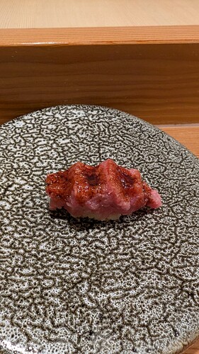 10 - Toro tartare with pickled daikon