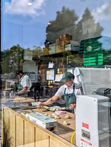 Huge kitchen window for tanning