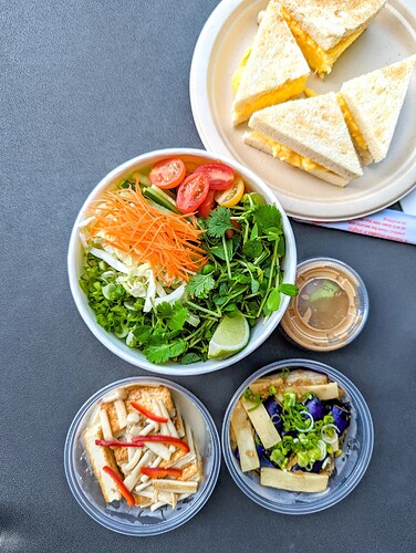 Cold noodles and sides