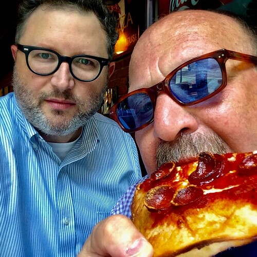 Me & Adam Kuban, Prince St Pizza